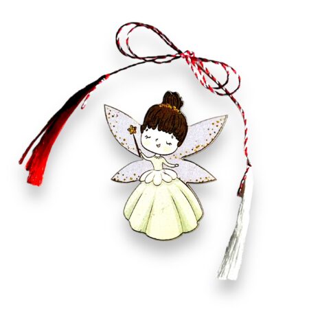 Brosa martisor din lemn - Zana