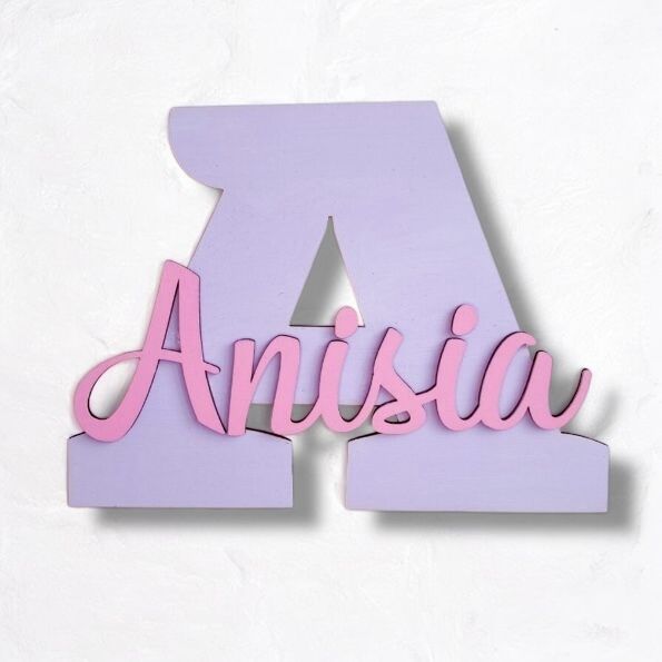 Litere din Lemn Personalizate – Decor pentru Cameră sau Cadou